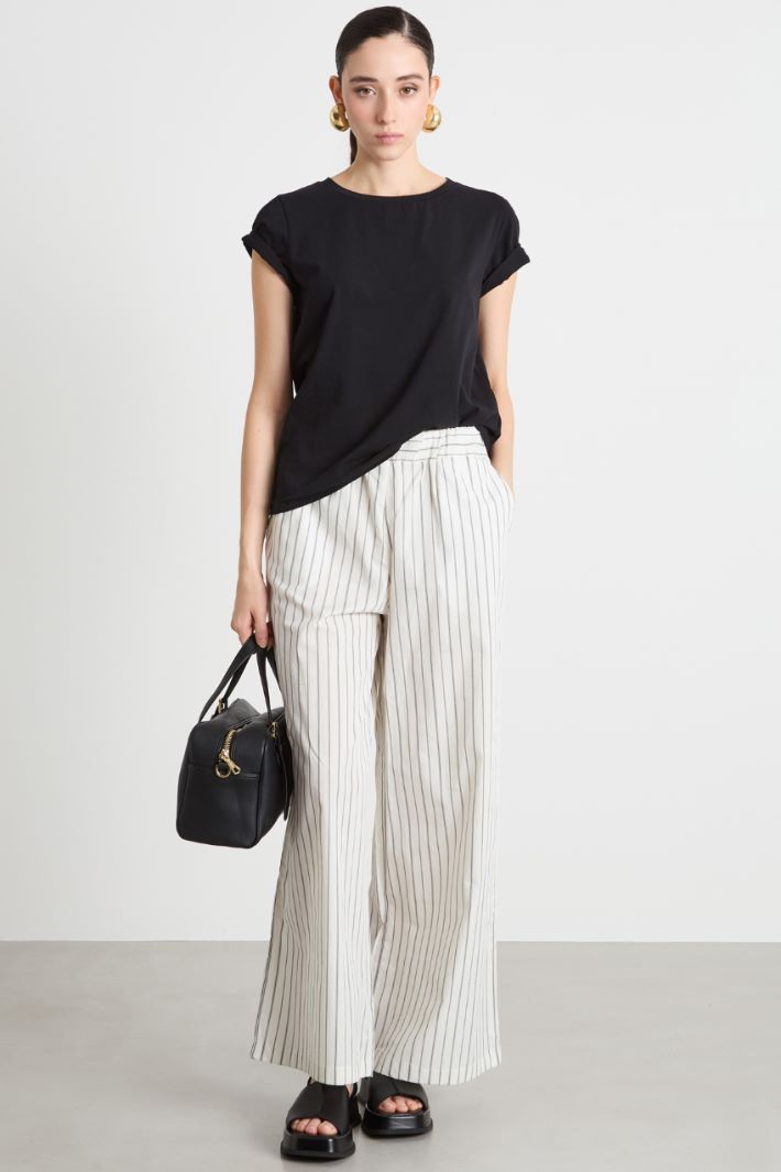 Crew-neck jersey T-shirt Intrend