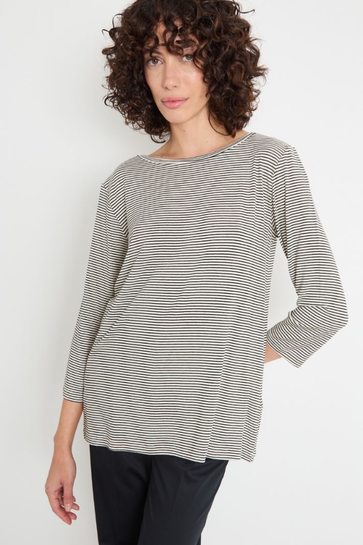 T-shirt con manica a tre quarti Intrend - 2