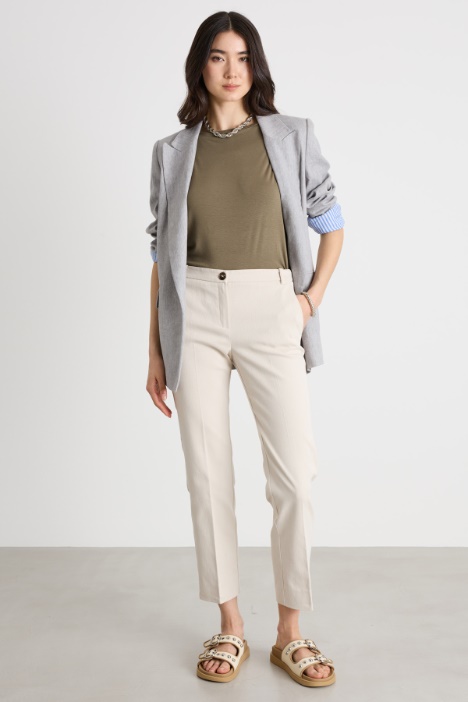 Scoop-neck T-shirt Intrend