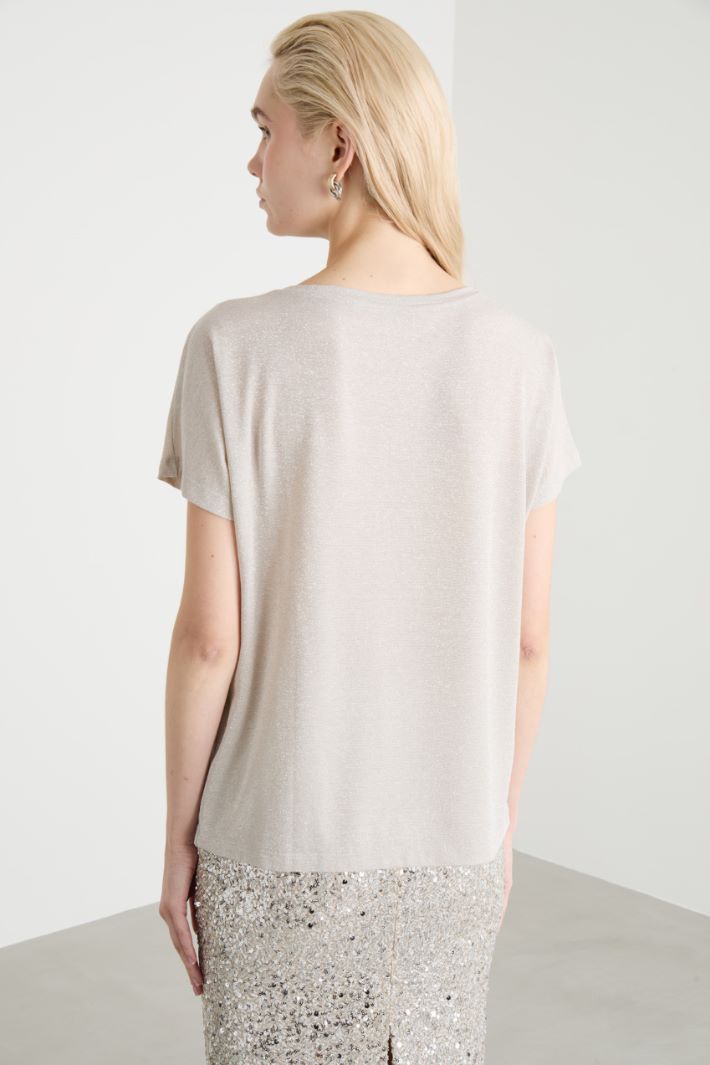 Laminated jersey T-shirt Intrend - 4