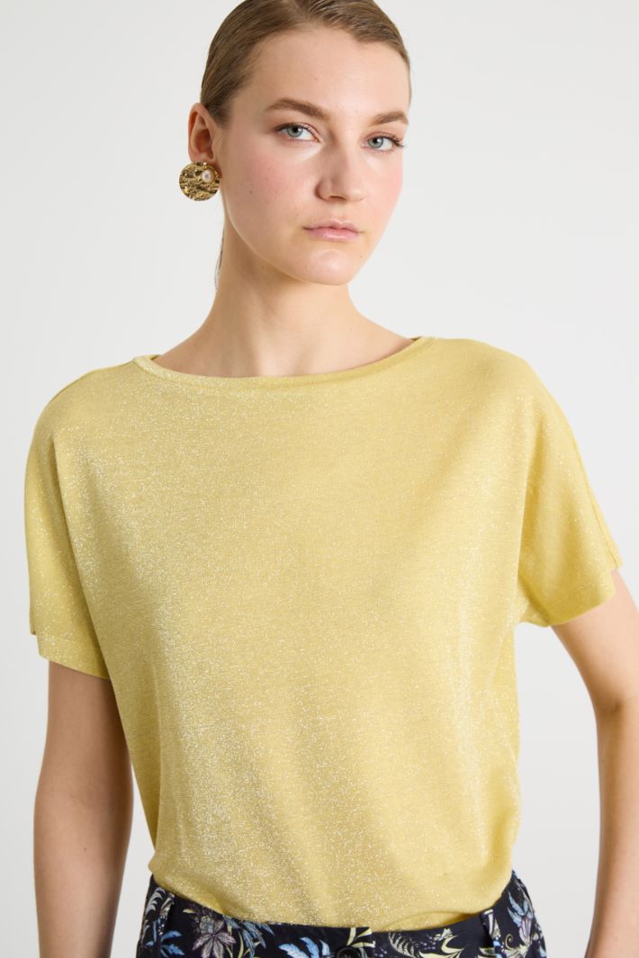 Laminated jersey T-shirt Intrend - 3