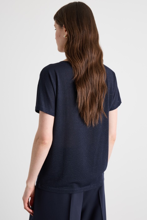 T-shirt in jersey laminato