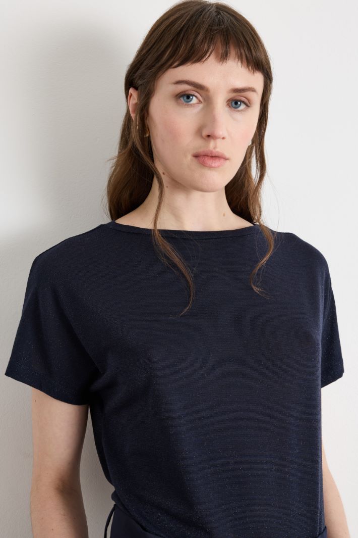 T-shirt in jersey laminato Intrend - 3