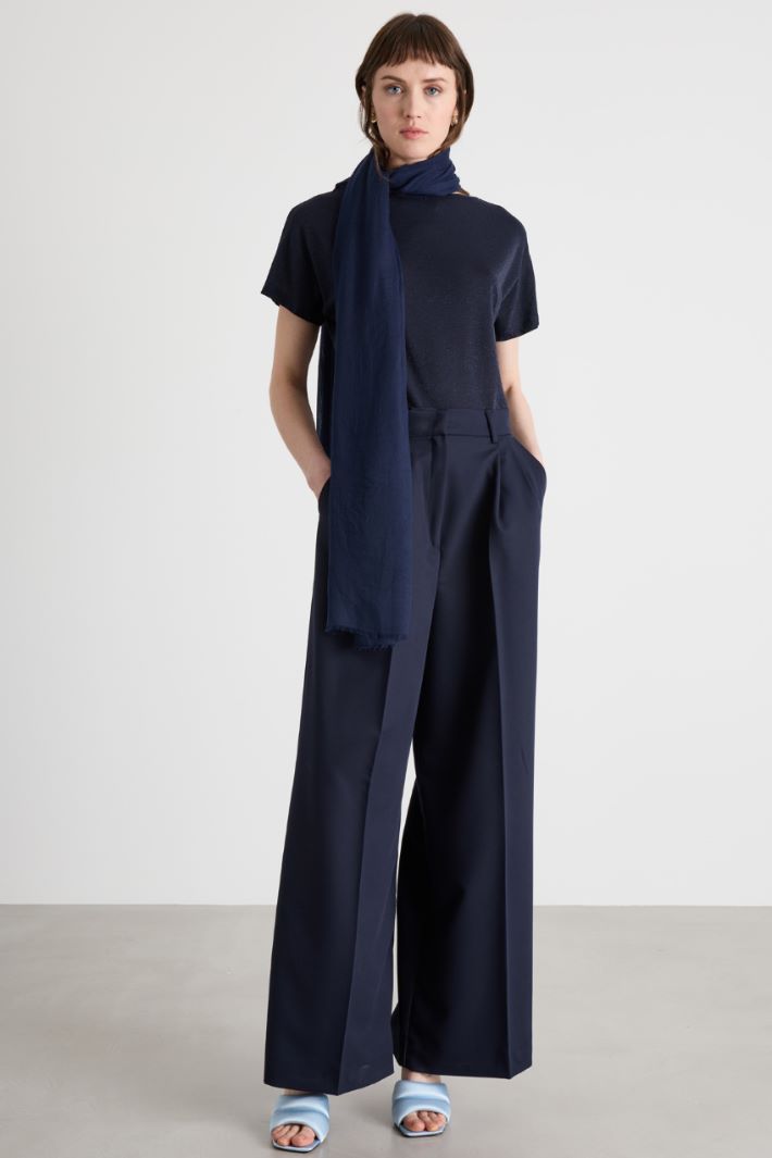 T-shirt in jersey laminato Intrend