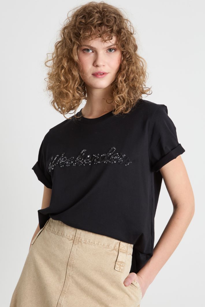 Cotton jersey T-shirt Intrend - 2