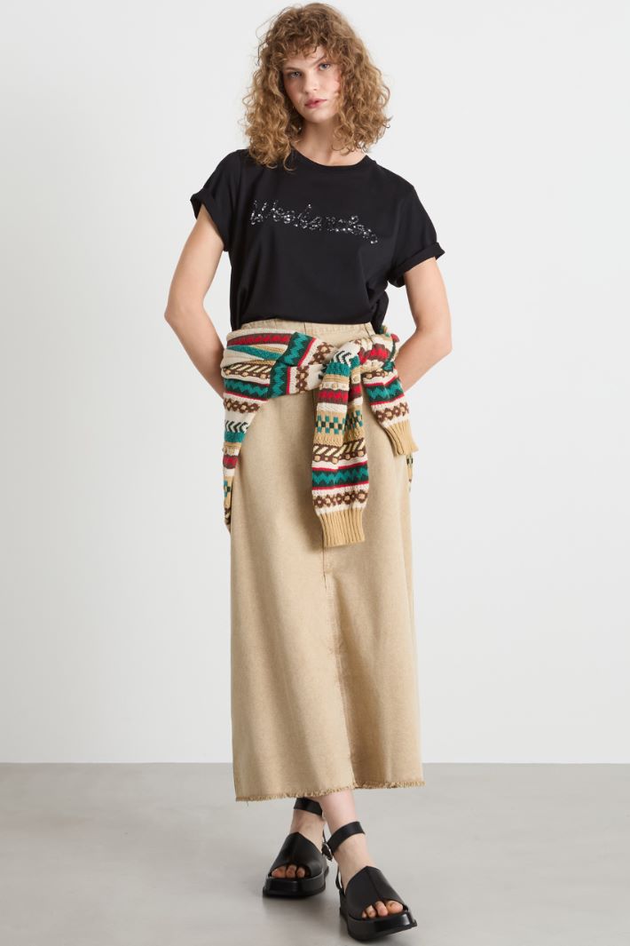 Cotton jersey T-shirt Intrend