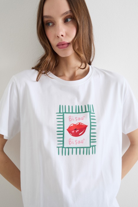 T-shirt con stampa