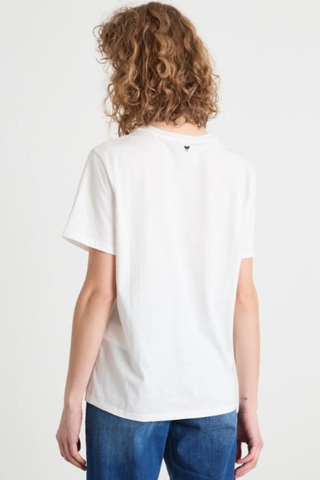 T-shirt con maxi stampa