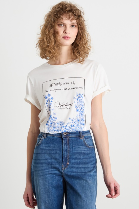 Oversized-print T-shirt Intrend