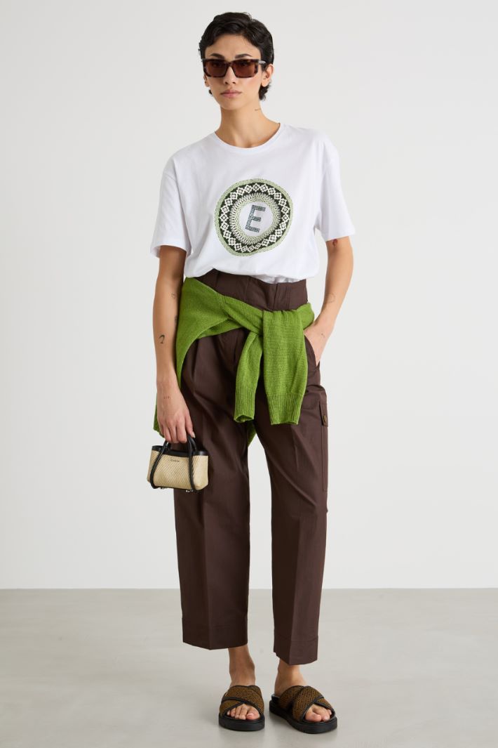 Slightly oversized printed T-shirt Intrend