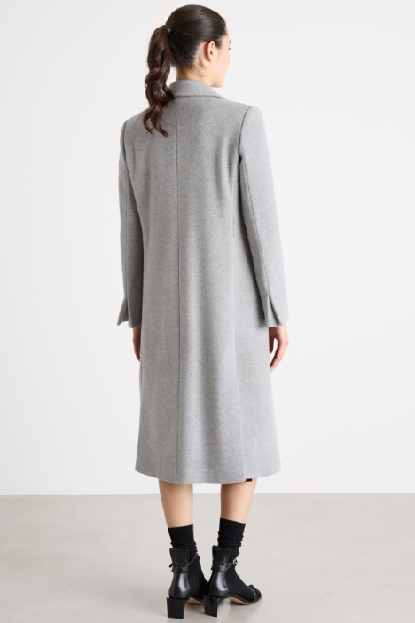 Cappotto a vestaglia in drap