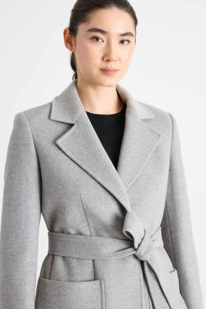 Cappotto a vestaglia in drap Intrend - 3