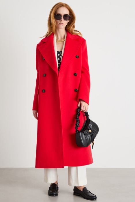 Belted double-breasted coat Intrend