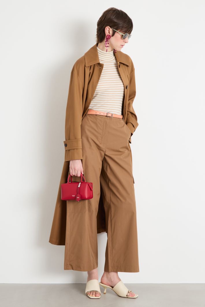 Water-repellent gabardine trench coat Intrend