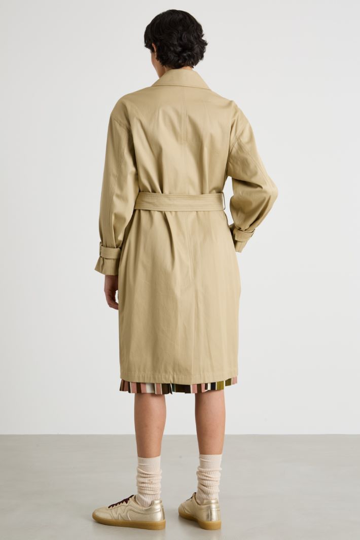 Trench corto cruzado Intrend - 4