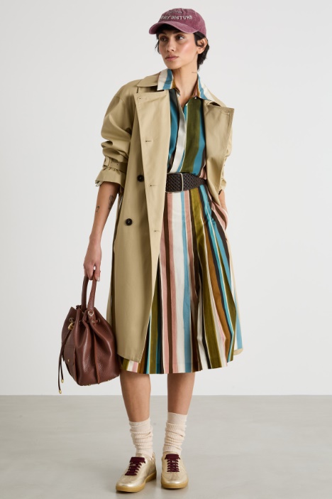 Trench corto cruzado Intrend