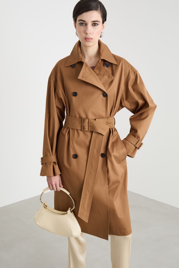 Trench corto doppiopetto Intrend - 2