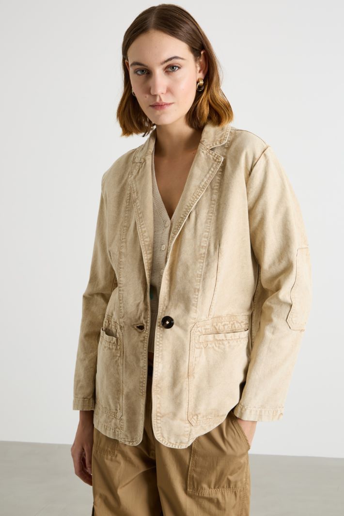 Blazer de lona Intrend - 2
