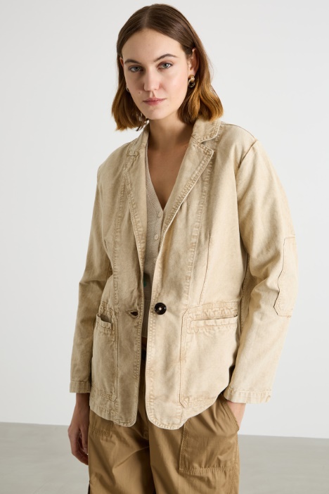 Canvas blazer Intrend