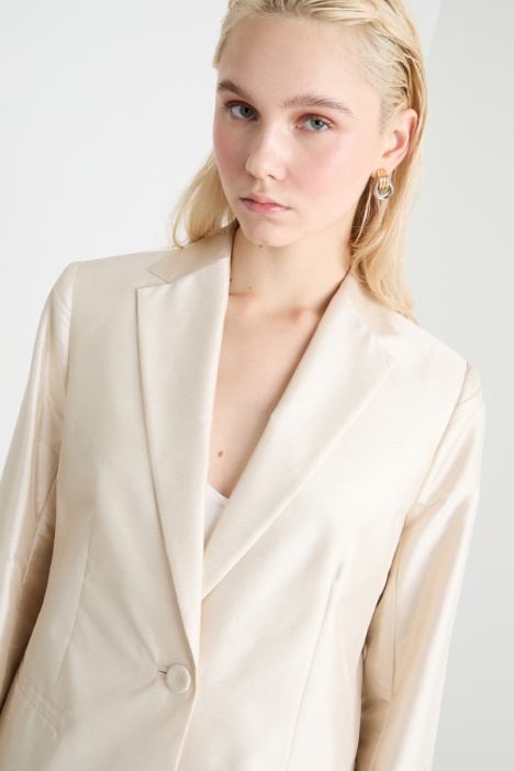 Blazer con bottone singolo