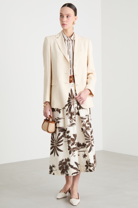 Linen and viscose blazer Intrend