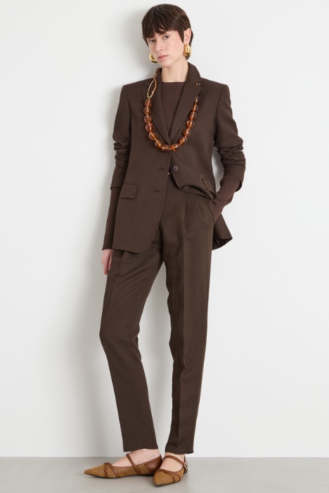 Linen and viscose blazer Intrend