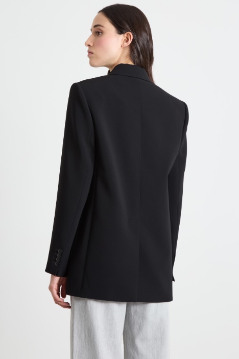 Blazer monopetto in cady