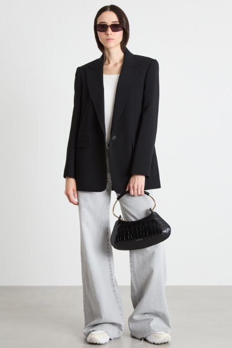 Single-breasted cady blazer Intrend