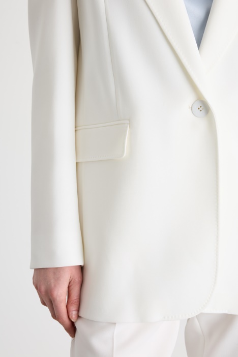Blazer monopetto in cady