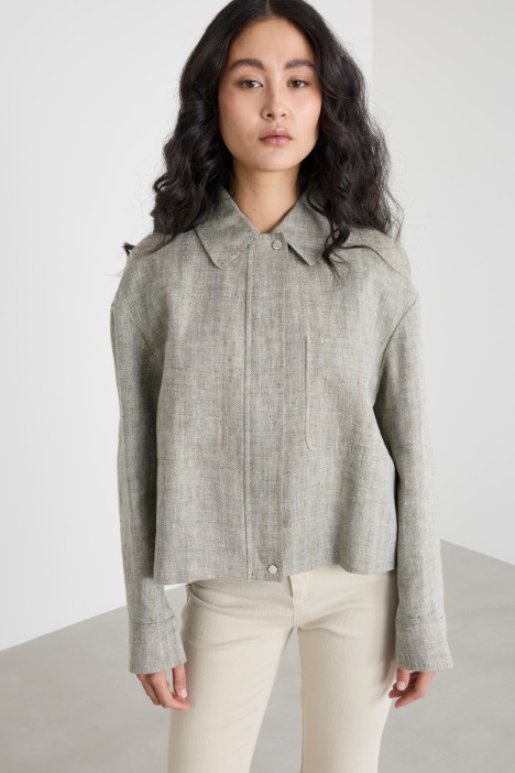 Giacca cropped boxy Intrend