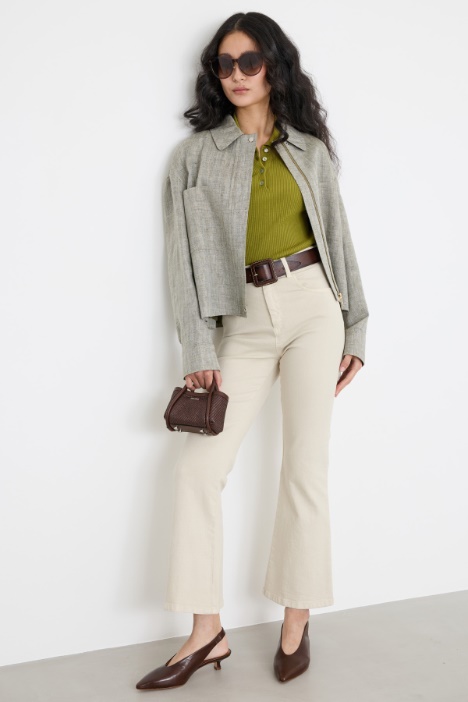 Boxy Cropped Jacket Intrend