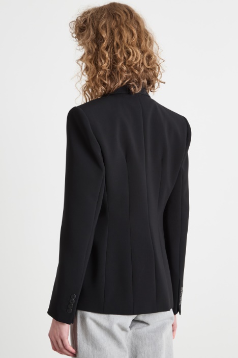 Blazer doppiopetto in cady