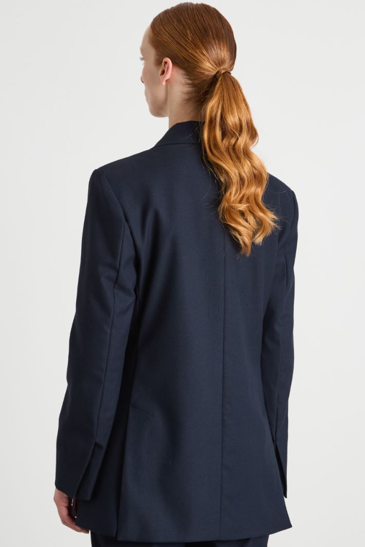 Blazer cruzado de franela Intrend - 4