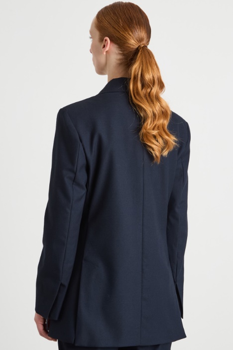 Blazer doppiopetto in flanella