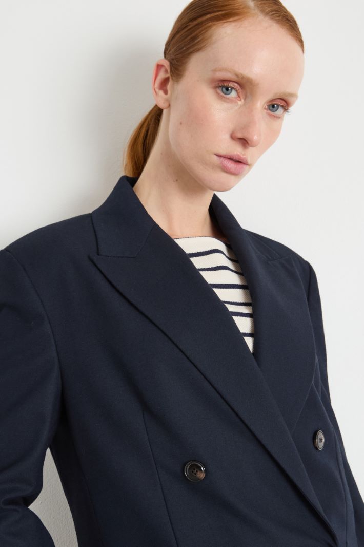 Blazer cruzado de franela Intrend - 3