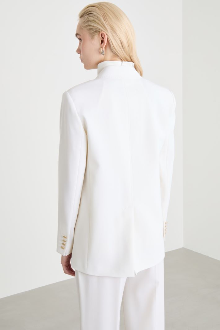 Straight-fit double-breasted blazer Intrend - 4