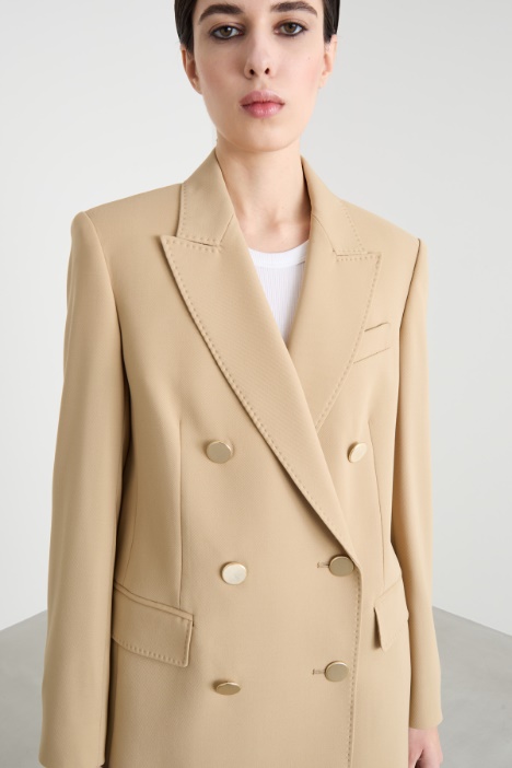 Blazer doppiopetto dritto