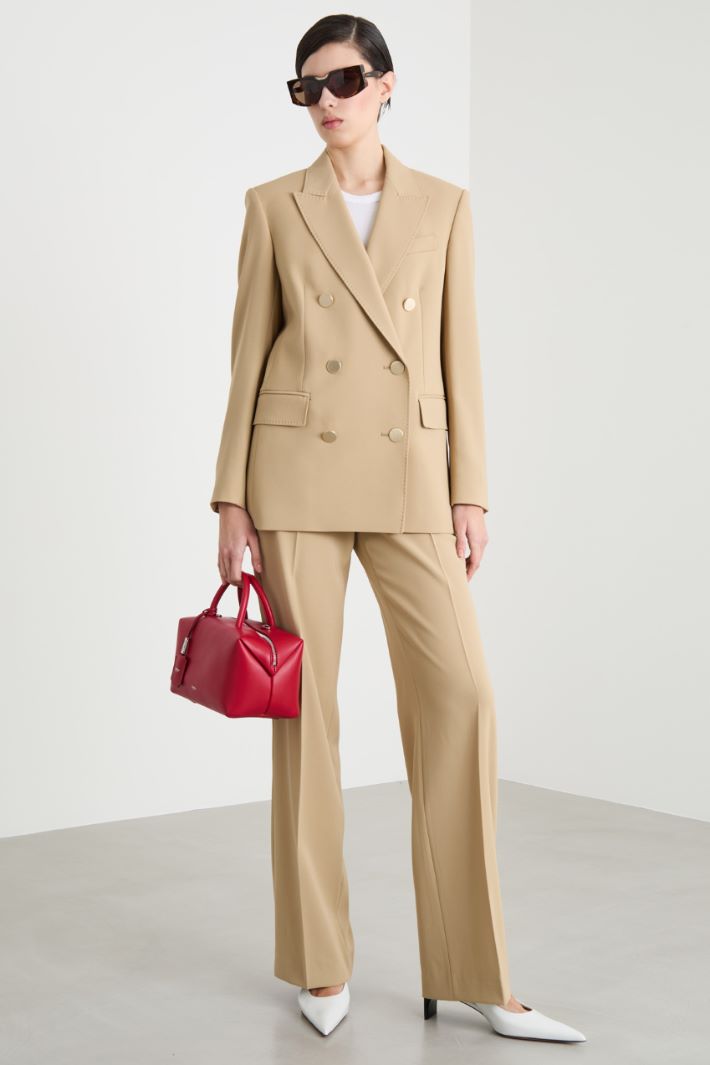 Blazer cruzado de corte recto Intrend