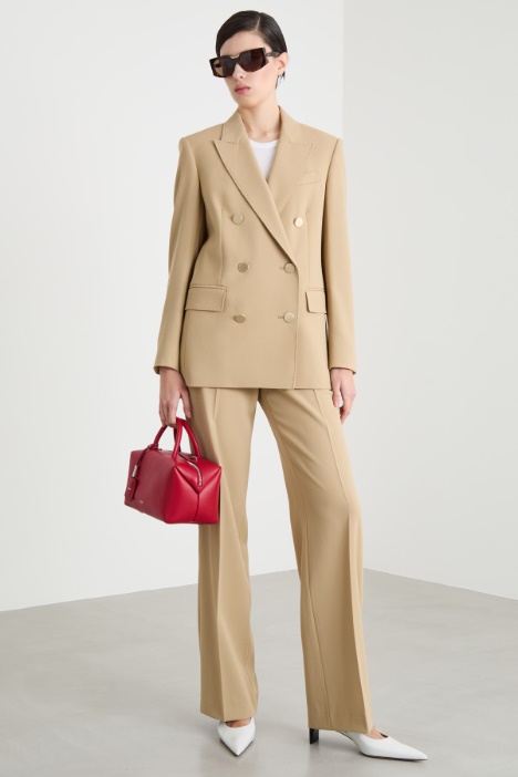 Blazer cruzado de corte recto Intrend