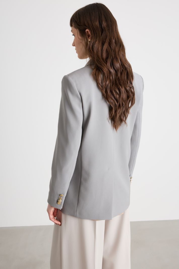 Straight-fit double-breasted blazer Intrend - 4