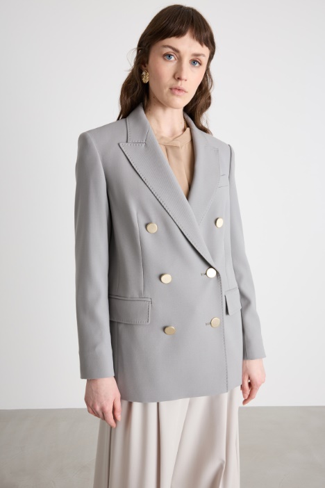 Straight-fit double-breasted blazer Intrend