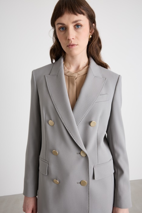 Blazer doppiopetto dritto