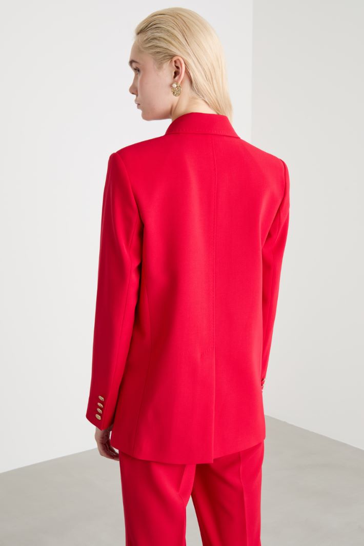 Straight-fit double-breasted blazer Intrend - 4