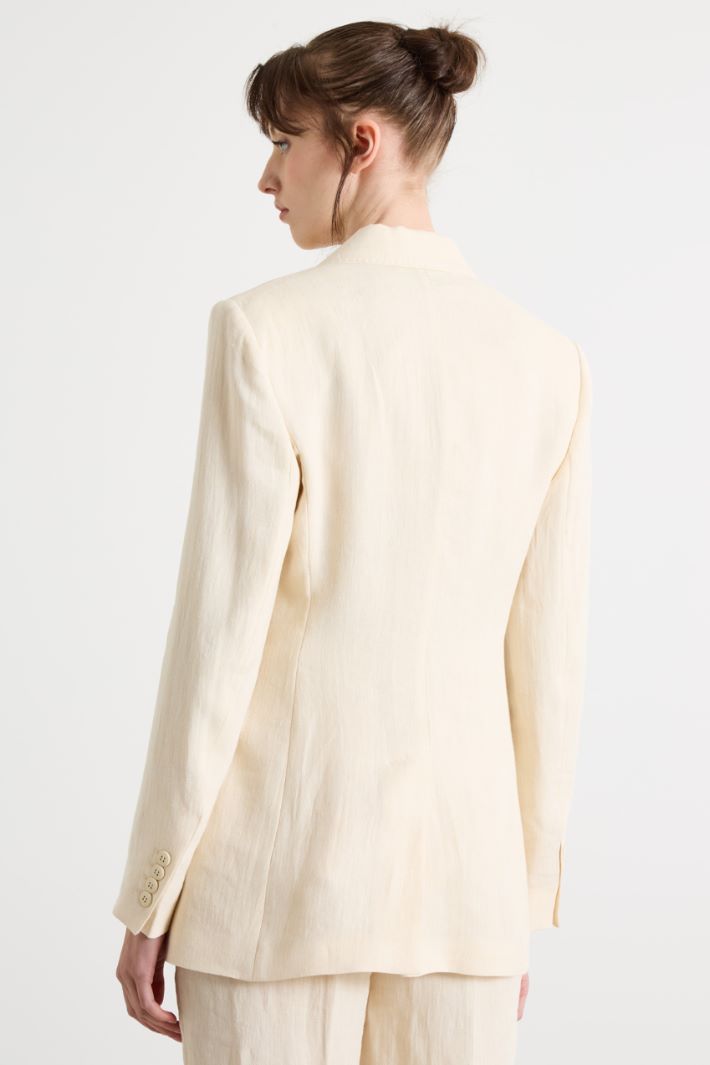 Linen batavia blazer Intrend - 4