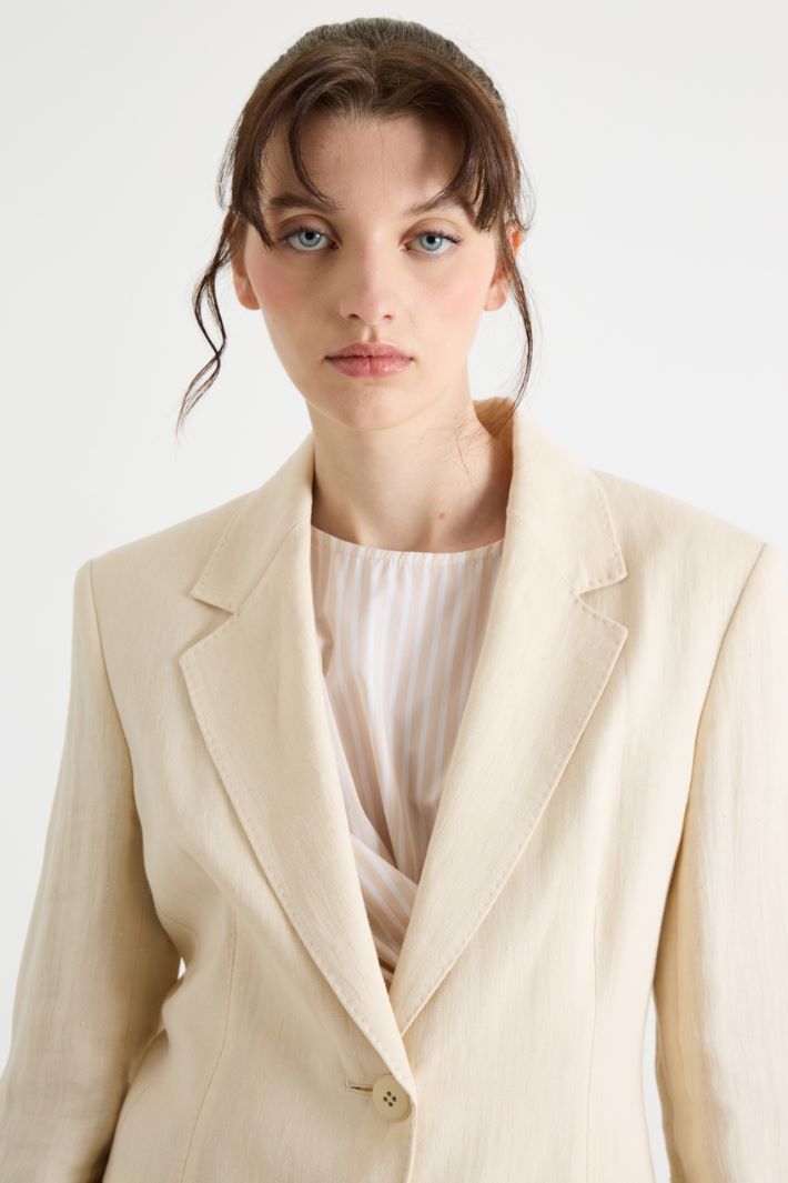 Linen batavia blazer Intrend - 3
