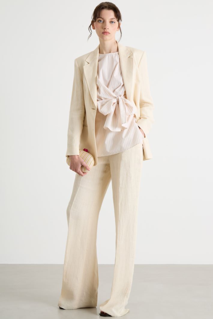 Linen batavia blazer Intrend