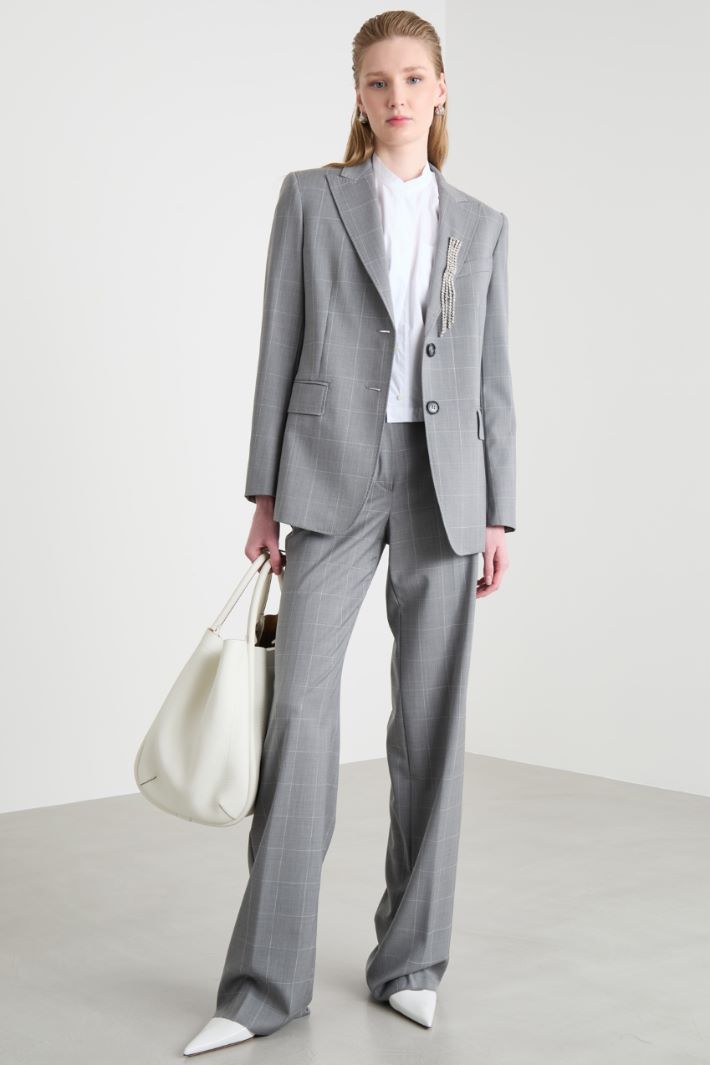 Blazer a quadri Intrend