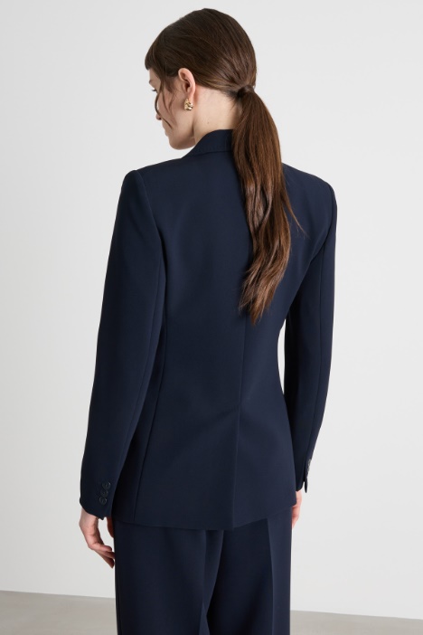 Blazer doppiopetto con maxi rever