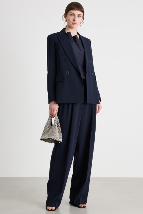 Blazer doppiopetto con maxi rever Intrend