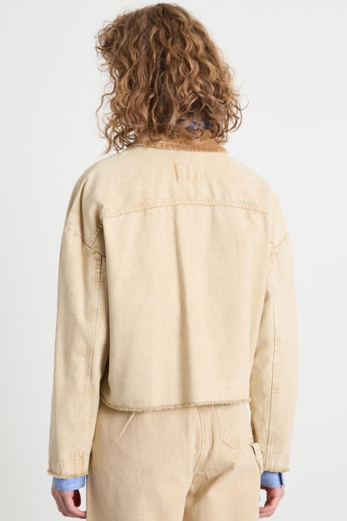 Canvas jacket with oversized pockets Intrend - 4